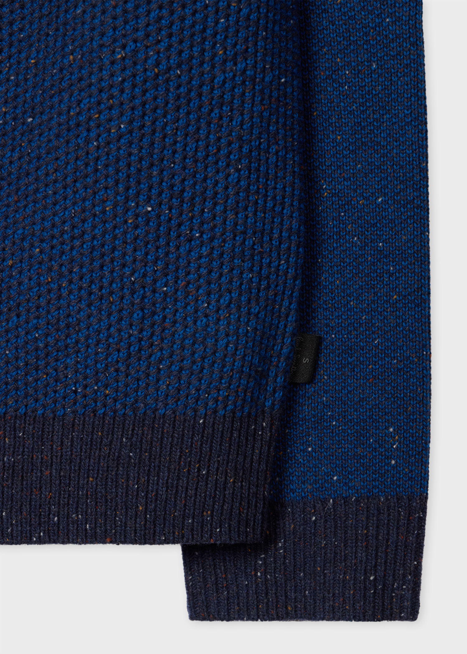 Navy Tonal-Stitch Bomber Cardigan - 3