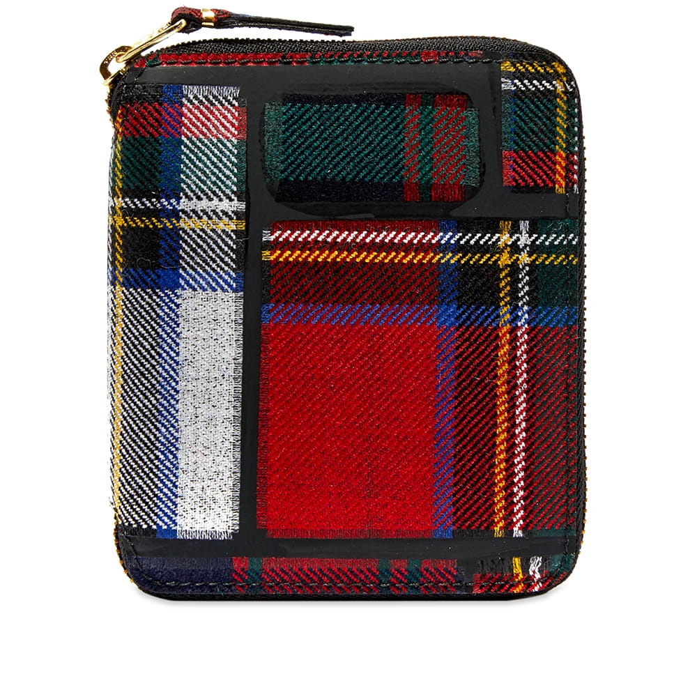 Comme des Garcons SA2100TP Tartan Patchwork Wallet - 2