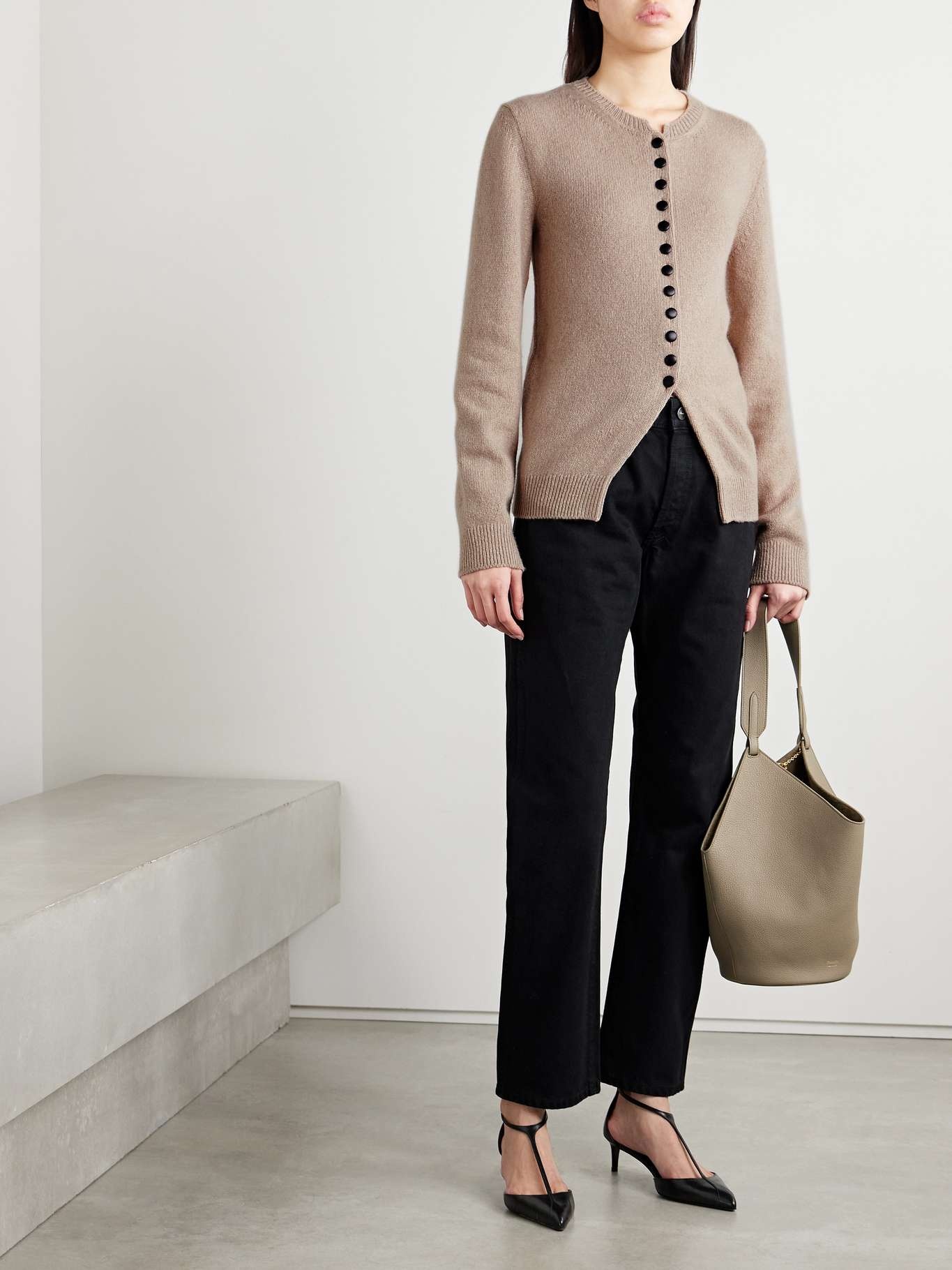 Josette cashmere cardigan Beige - 2