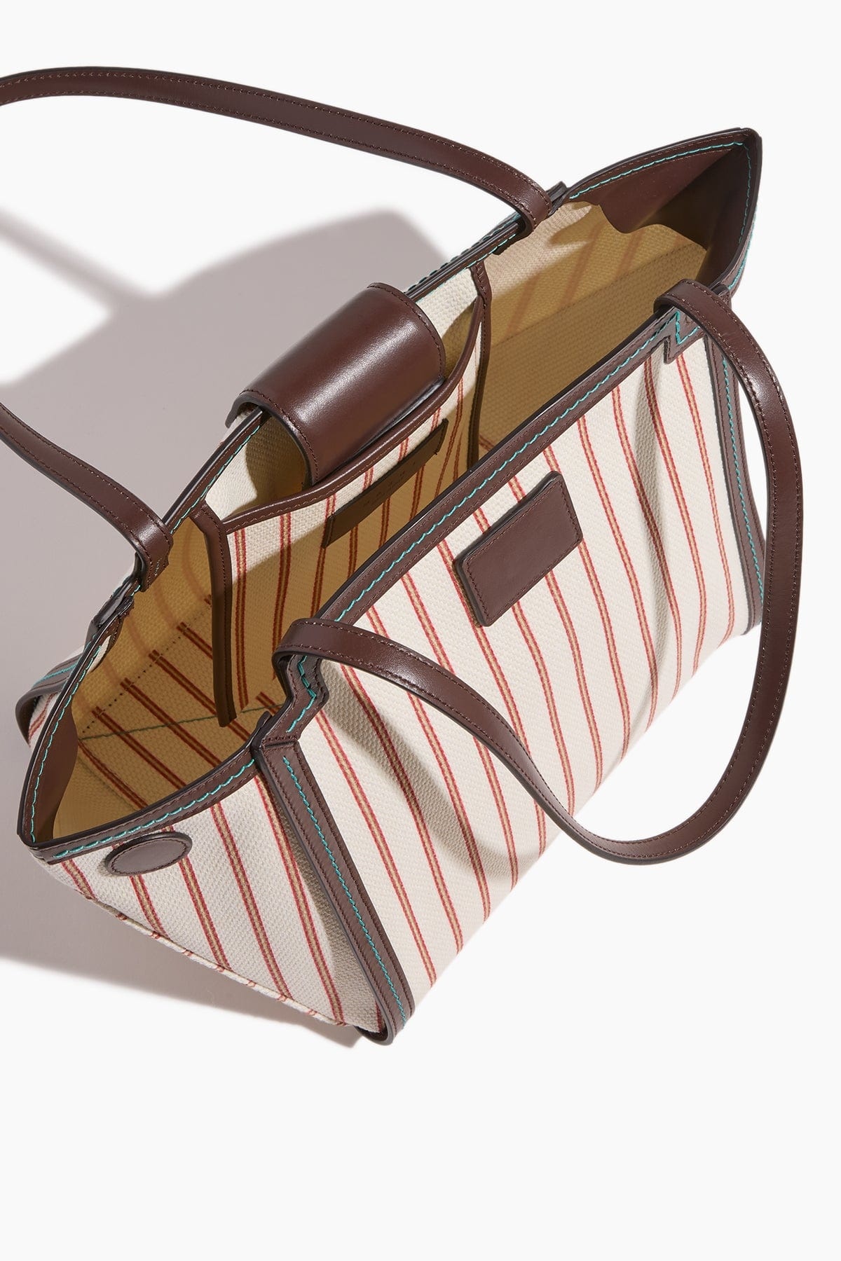 Mini Riviera Bag in Hot Red/Lily White - 4