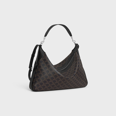 CELINE Large Strap Romy in Triomphe canvas and calfskin outlook