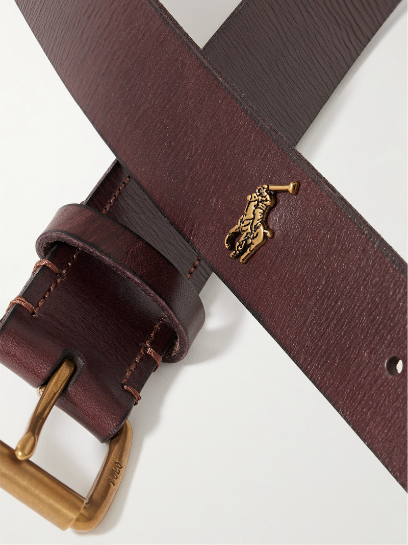 3.5cm Logo-Detailed Leather Belt 4