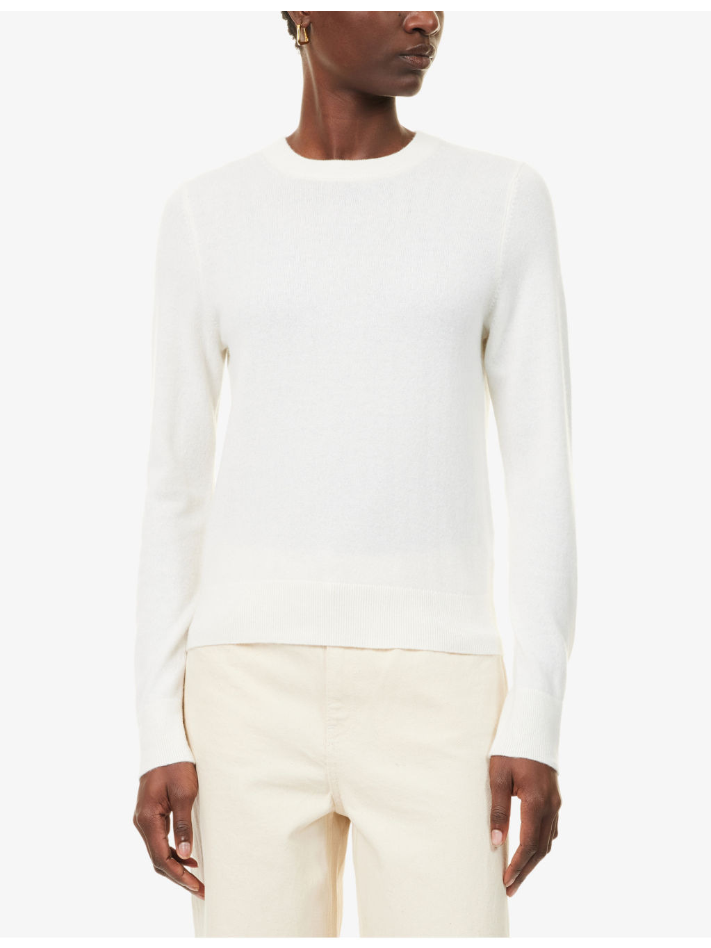 Regular-Fit Round-Neck Cashmere Jumper - 3