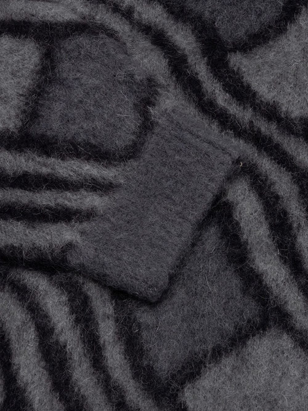 patterned-jacquard cardigan - 4