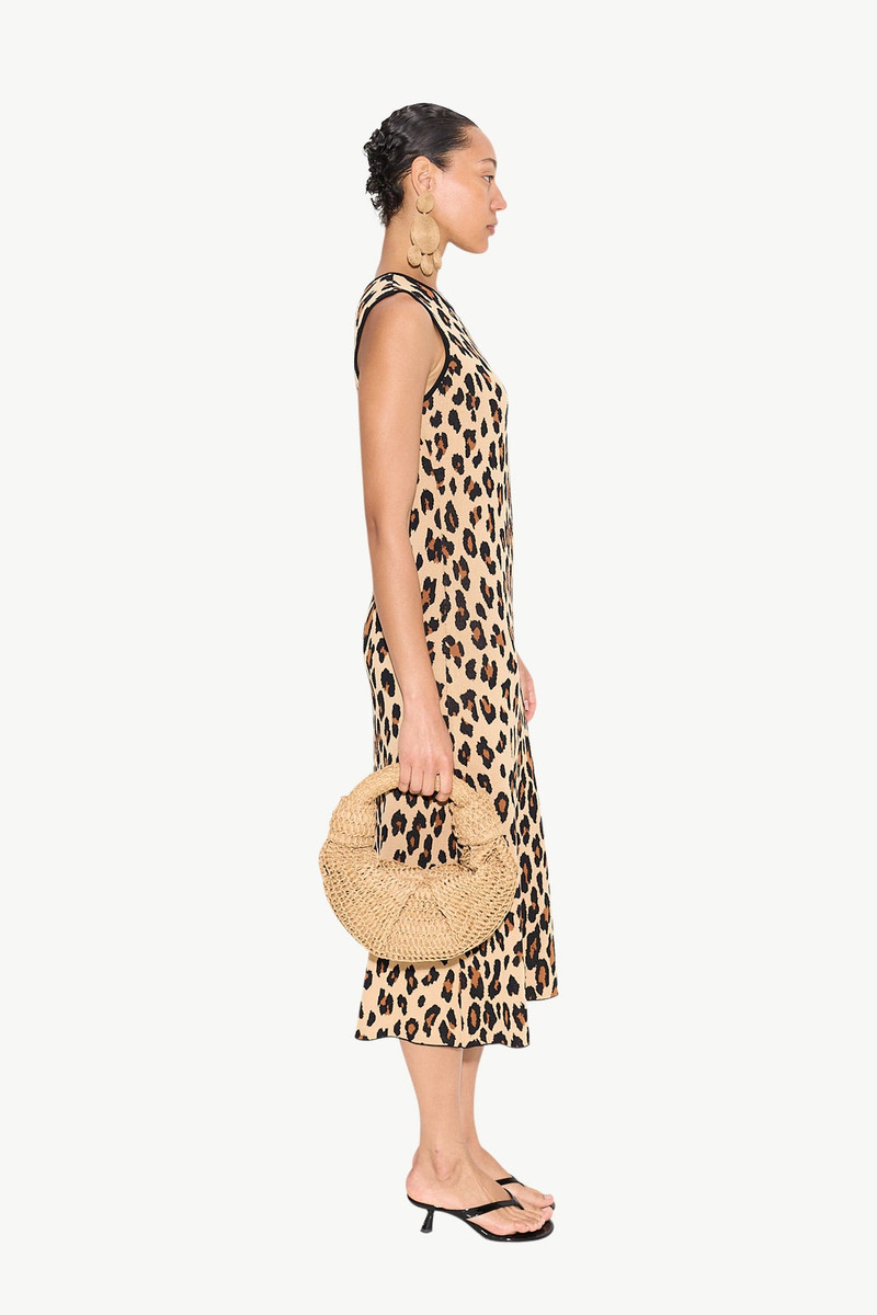 Knits By Axon Sleeveless Dress in Cheetah 4