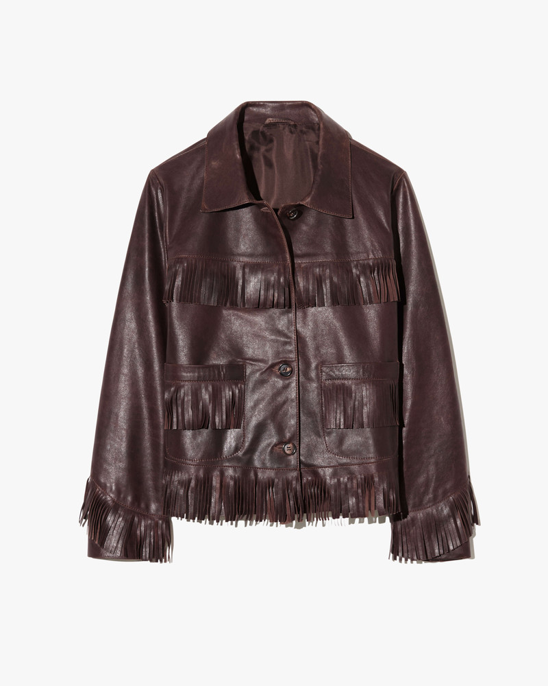 LAZARE FRINGE LEATHER JACKET 1
