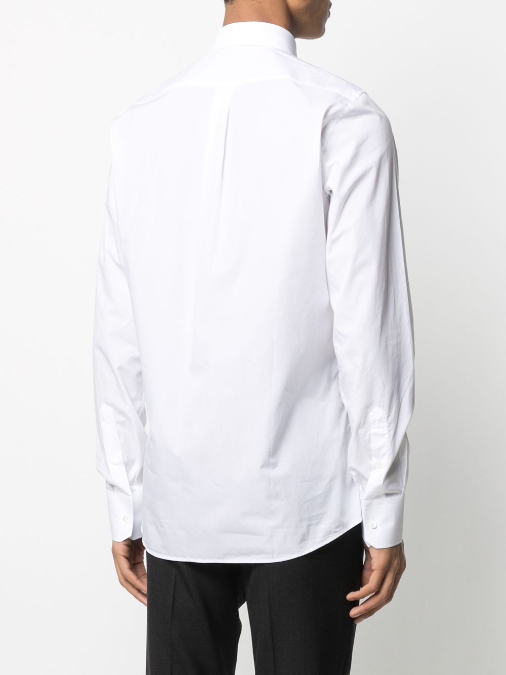 concealed button placket shirt - 4