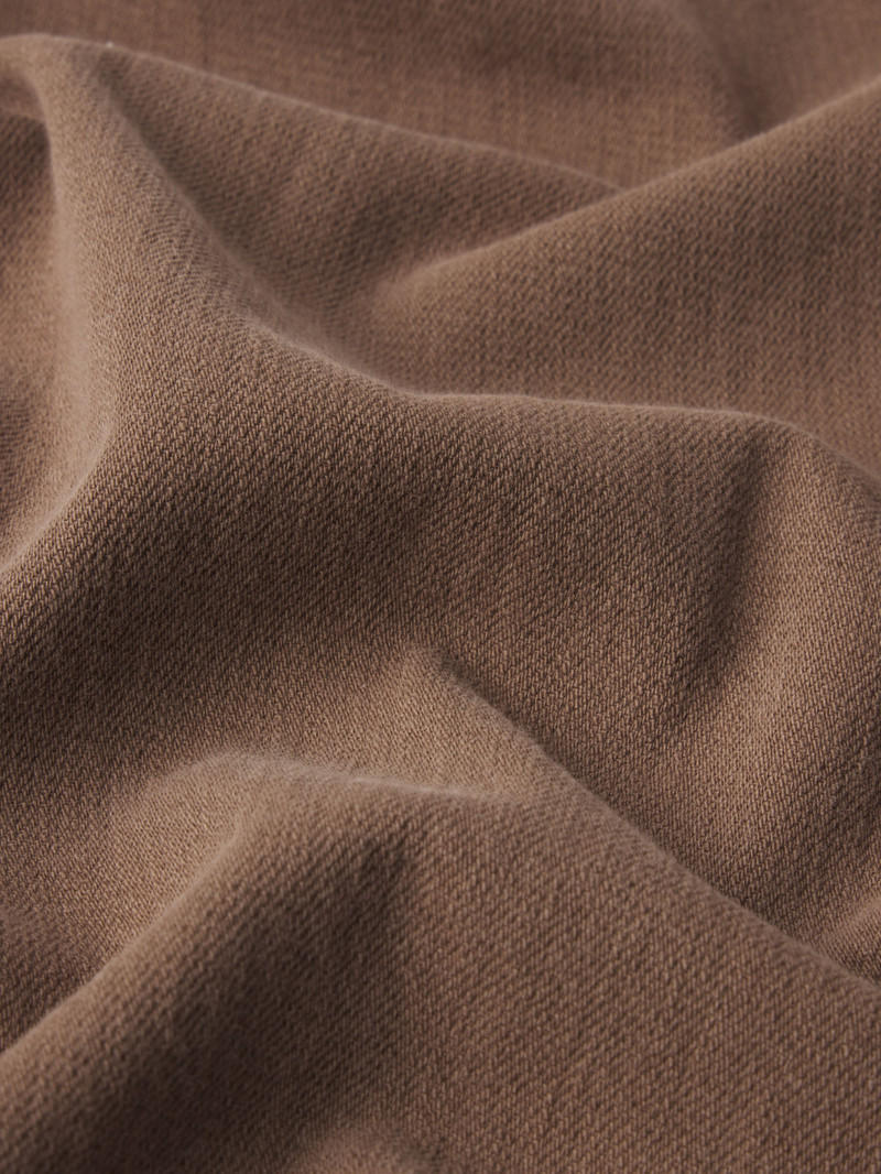 FRAME Relaxed Double Pocket Shirt in Taupe outlook
