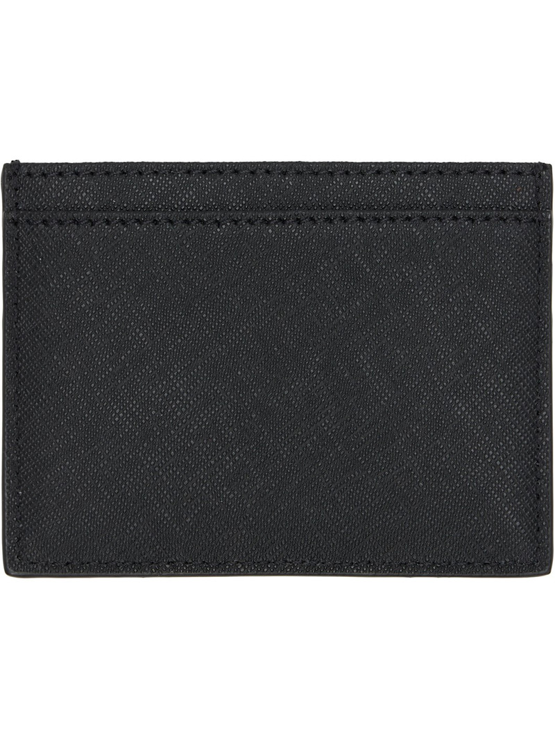 Vivienne Westwood Black Flat Card Holder outlook