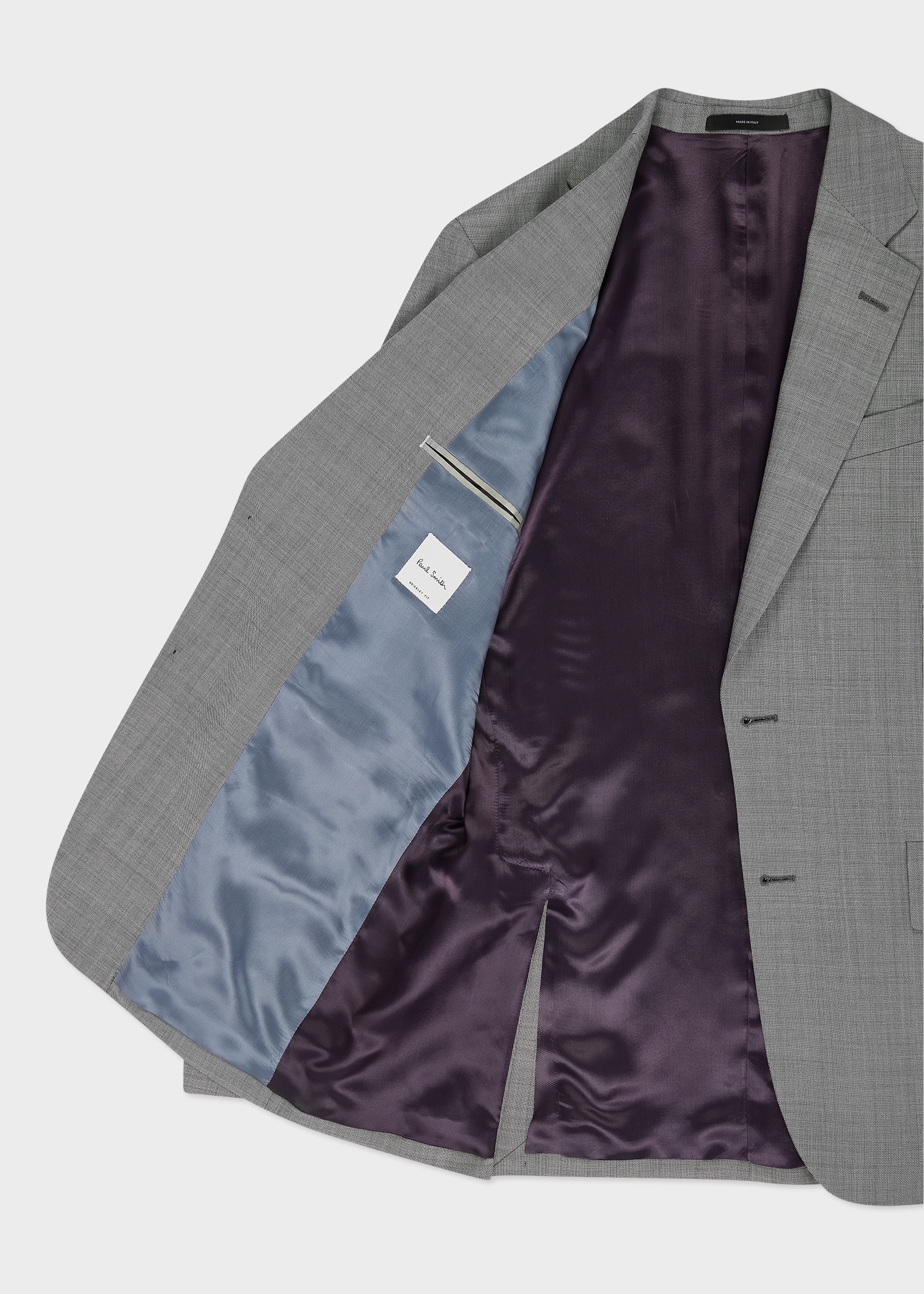 The Brierley - Light Grey Sharkskin Wool Suit - 3