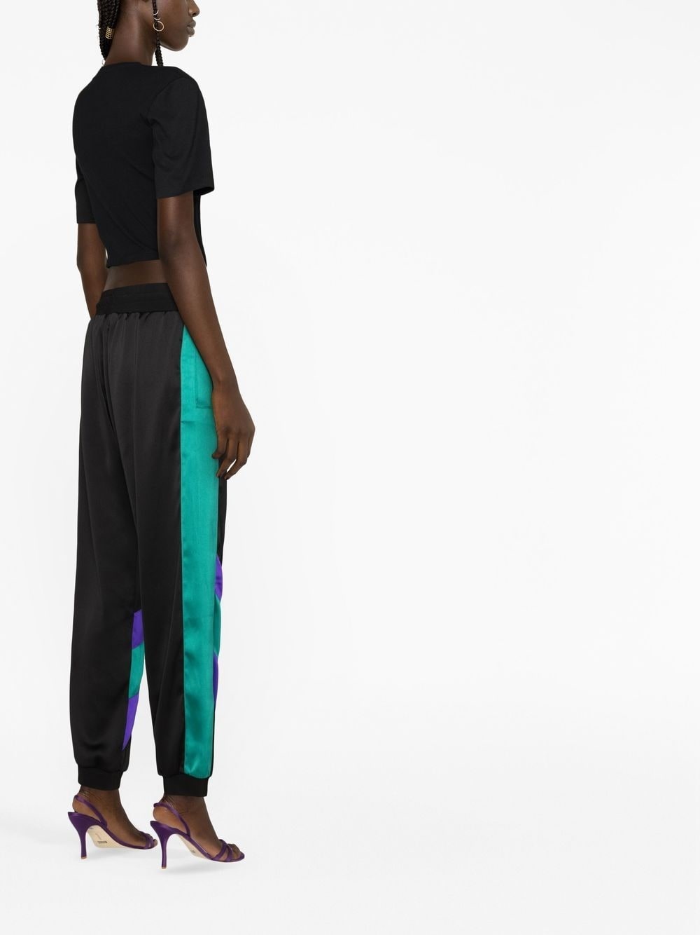 stripe-detail track pants - 3