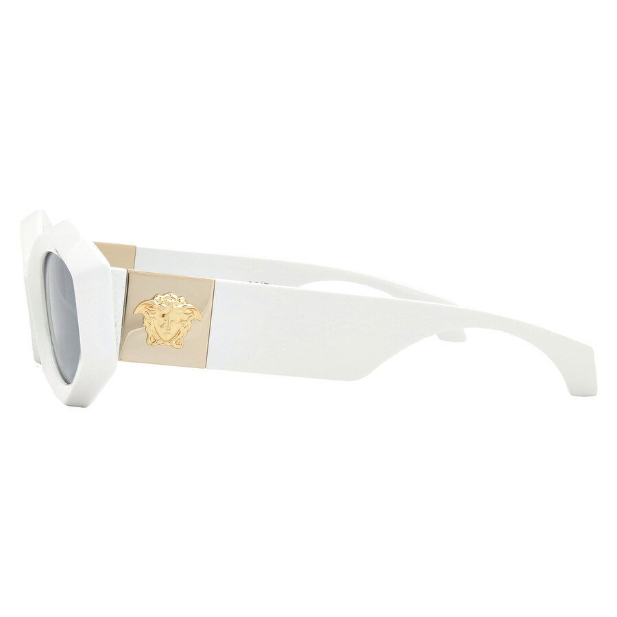 Versace Grey Irregular Ladies Sunglasses VE4466U 546280 54 - 3