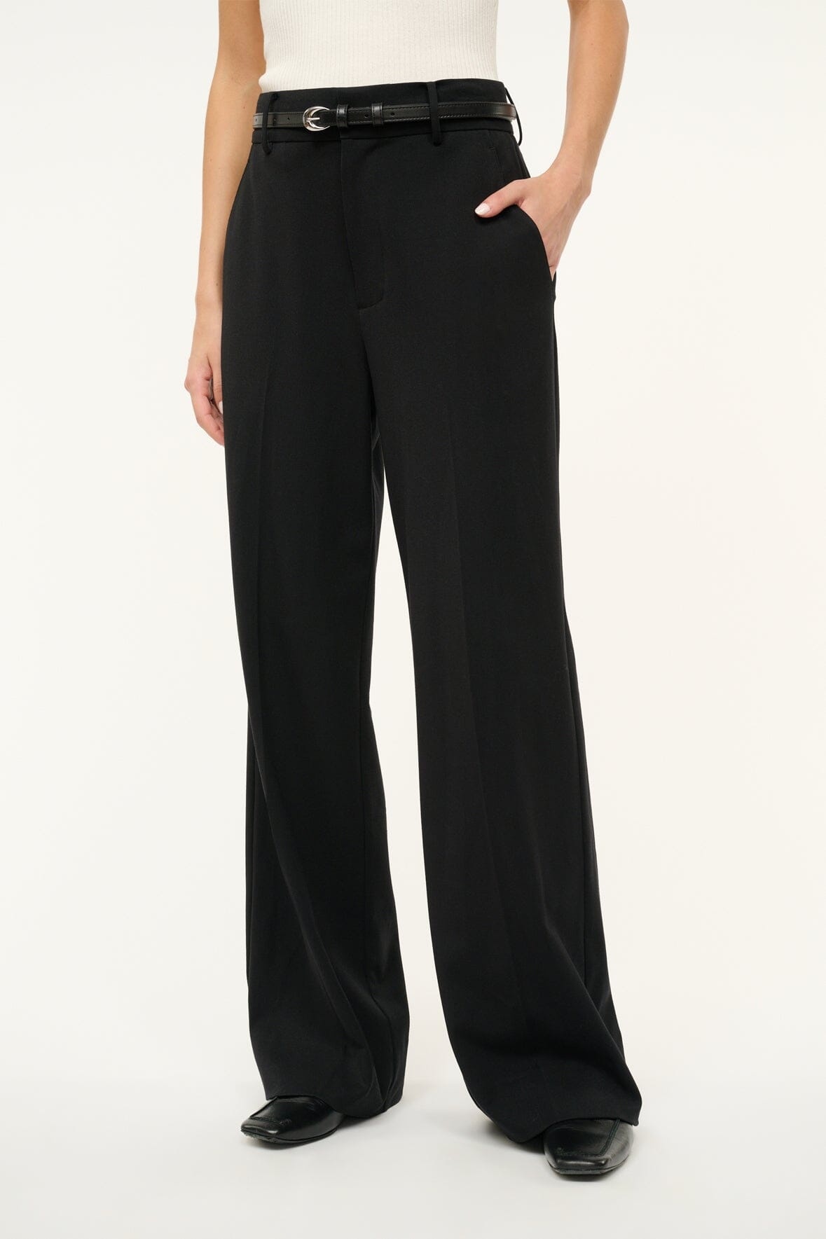 STAUD PRINCE PANT BLACK - 4