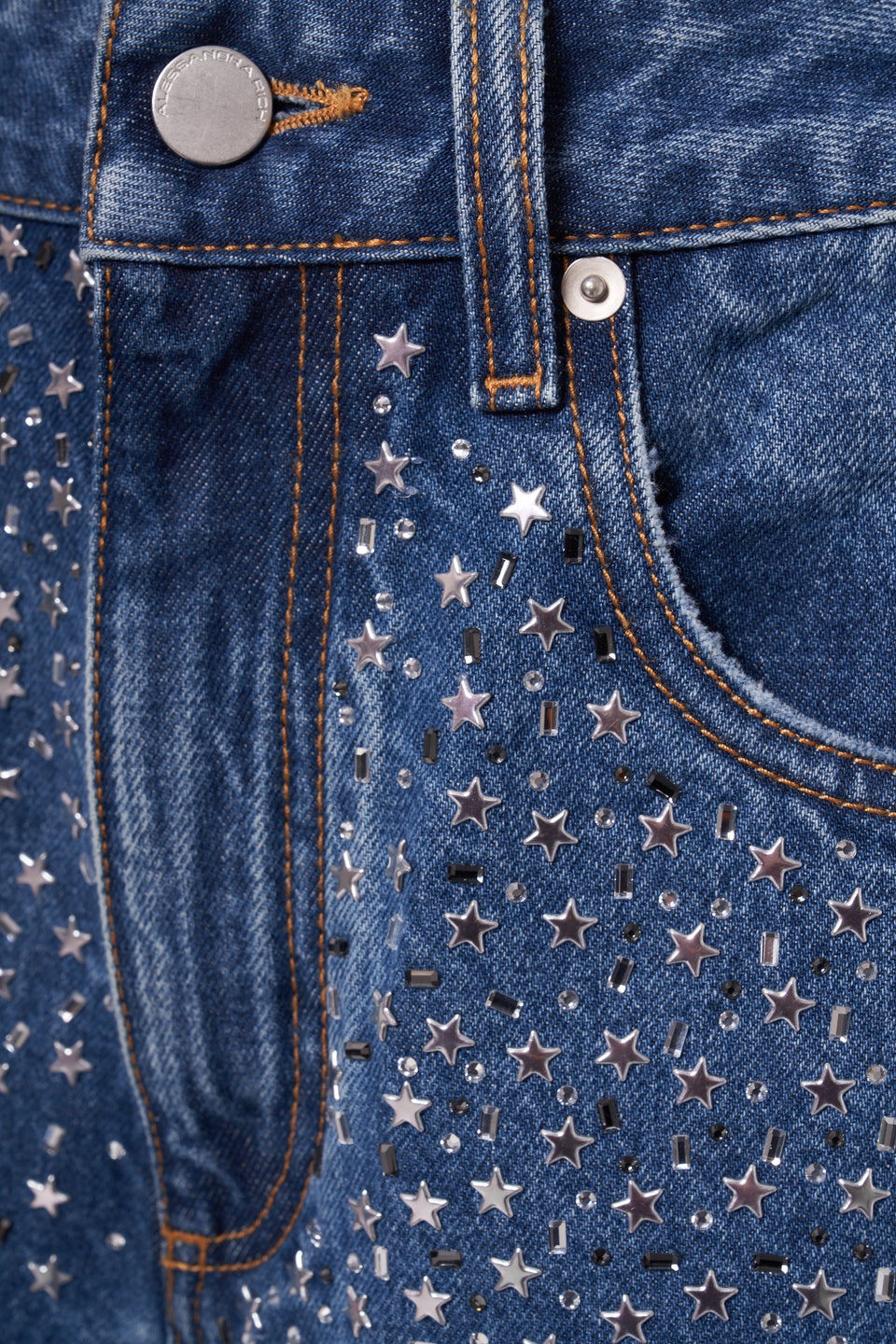 DENIM JEANS WITH HOTFIX - 3