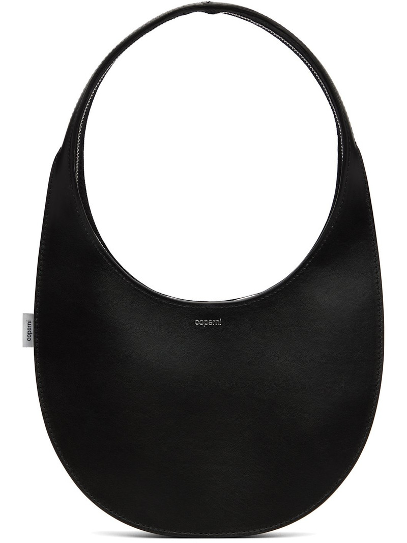 Black Double Gusset Swipe Bag 1