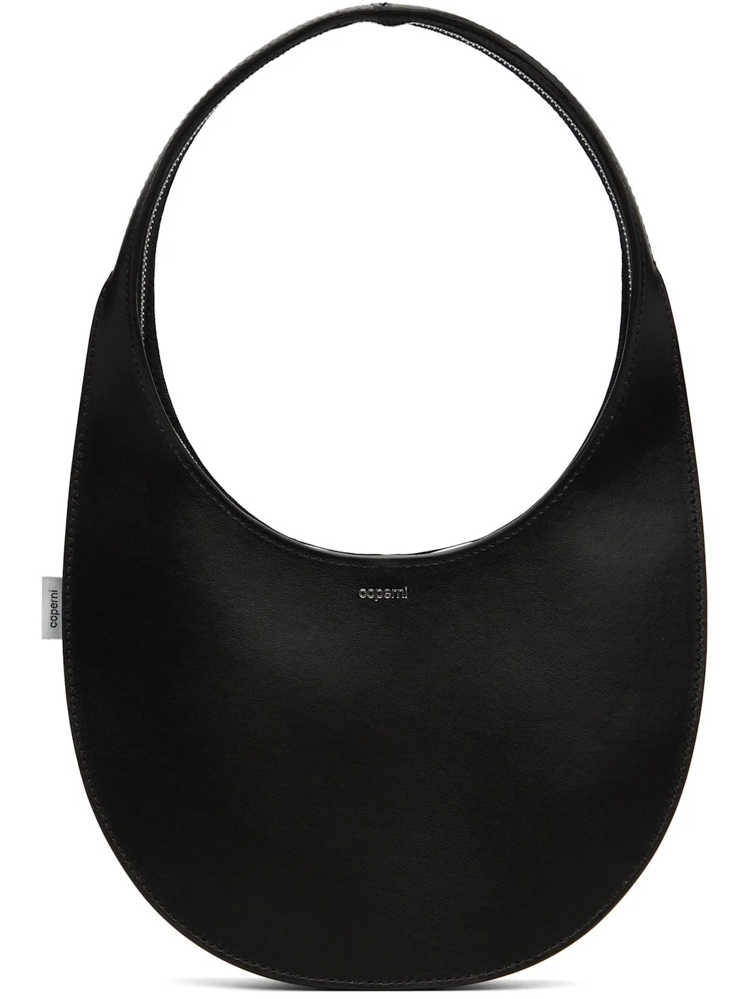 Black Double Gusset Swipe Bag - 1