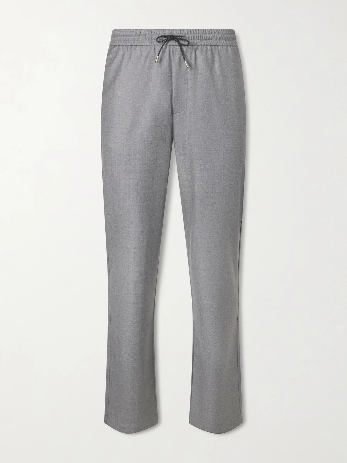 Summer Mindset Straight-Leg Virgin Wool Drawstring Trousers - 1