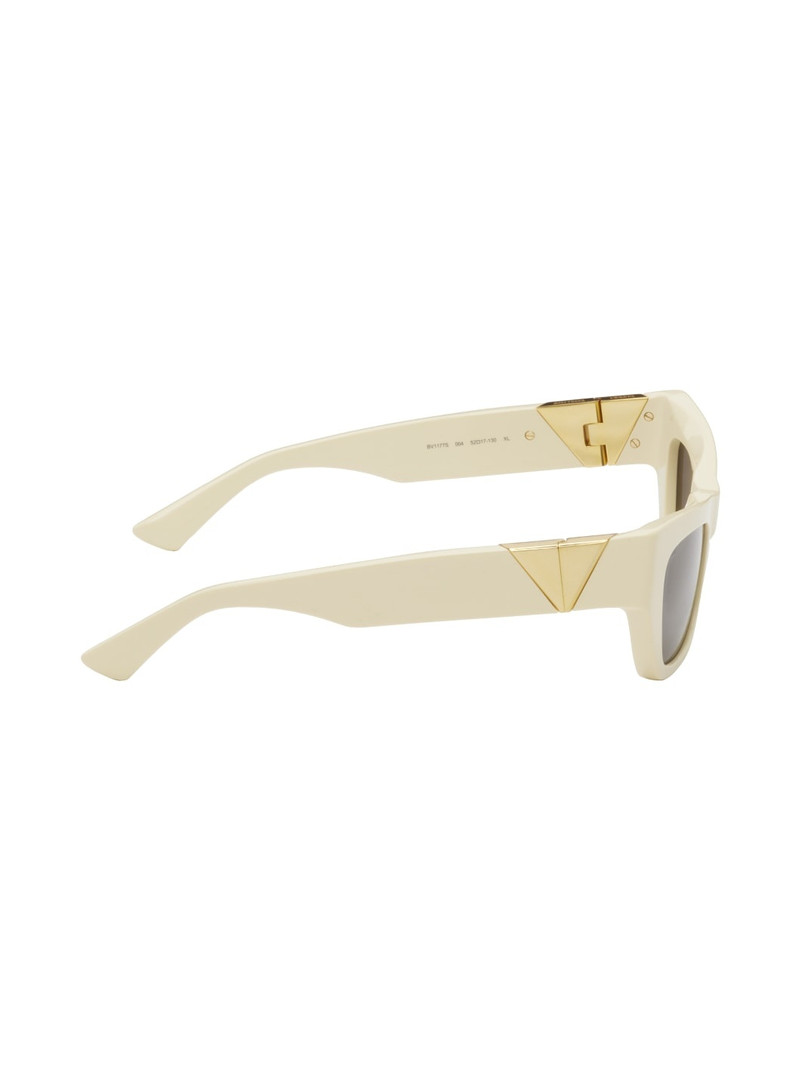 Bottega Veneta Yellow Cat-Eye Sunglasses outlook