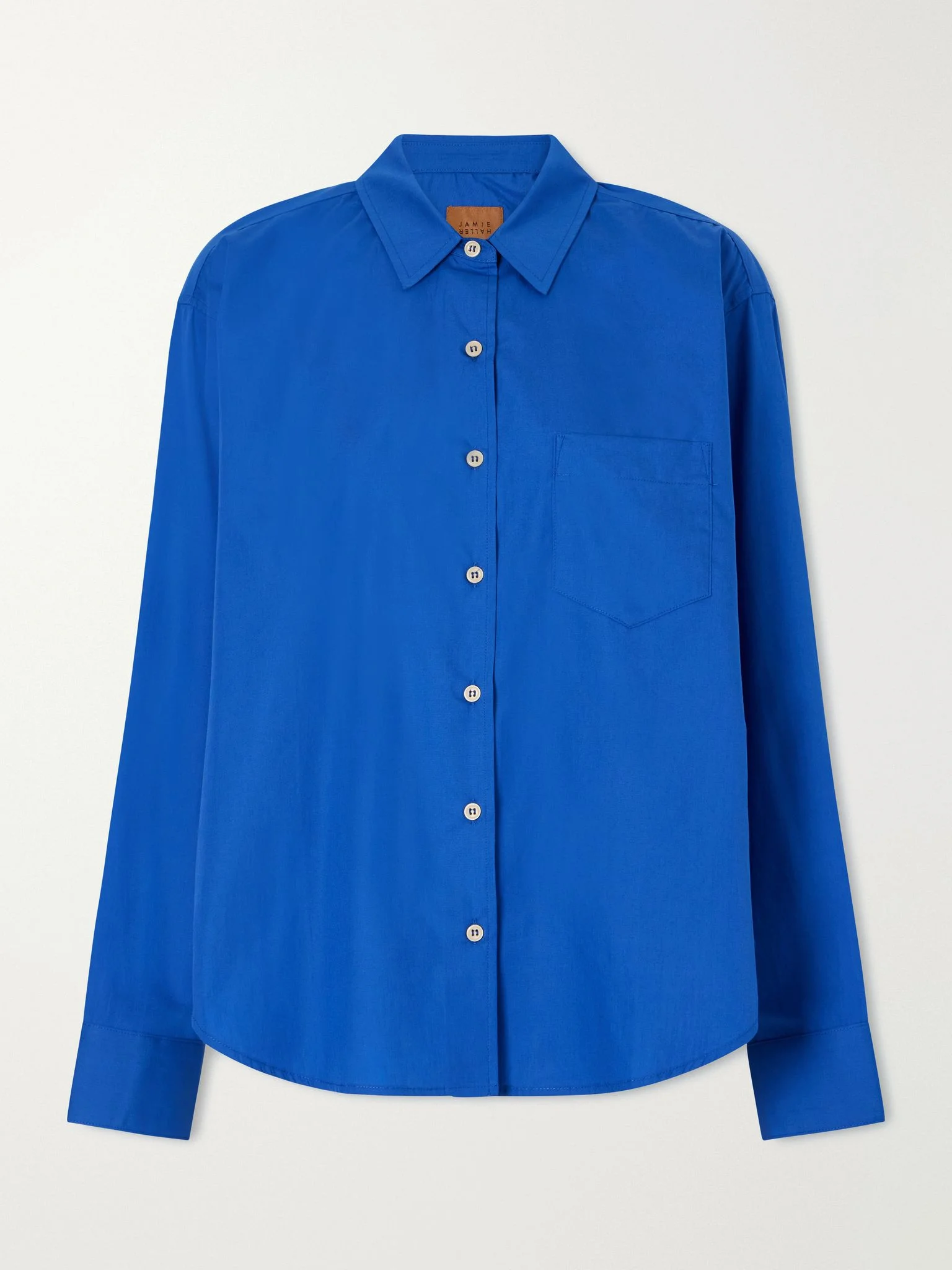The Logo Weekend cotton shirt Royal blue - 1