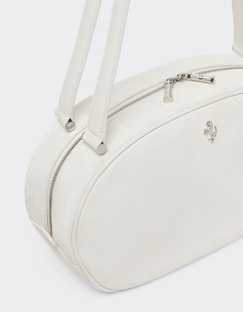 The Ferrari Dino Tote Soft in suede and leather 4