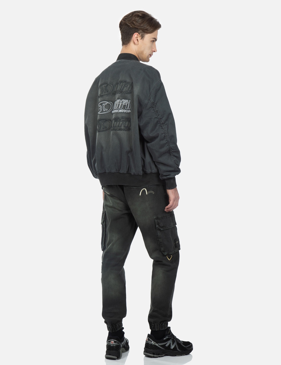 Multiple Logo Embroideries MA-1 Bomber Jacket - 3