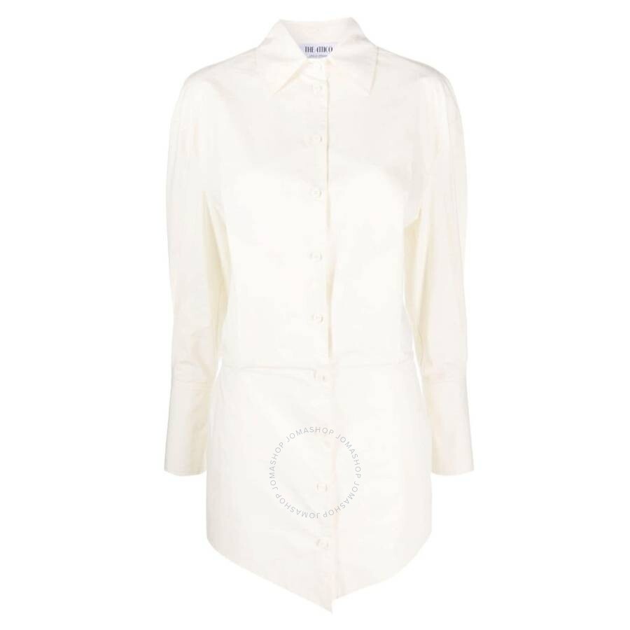 The Attico Silvye Cotton Mini Shirt Dress - 1