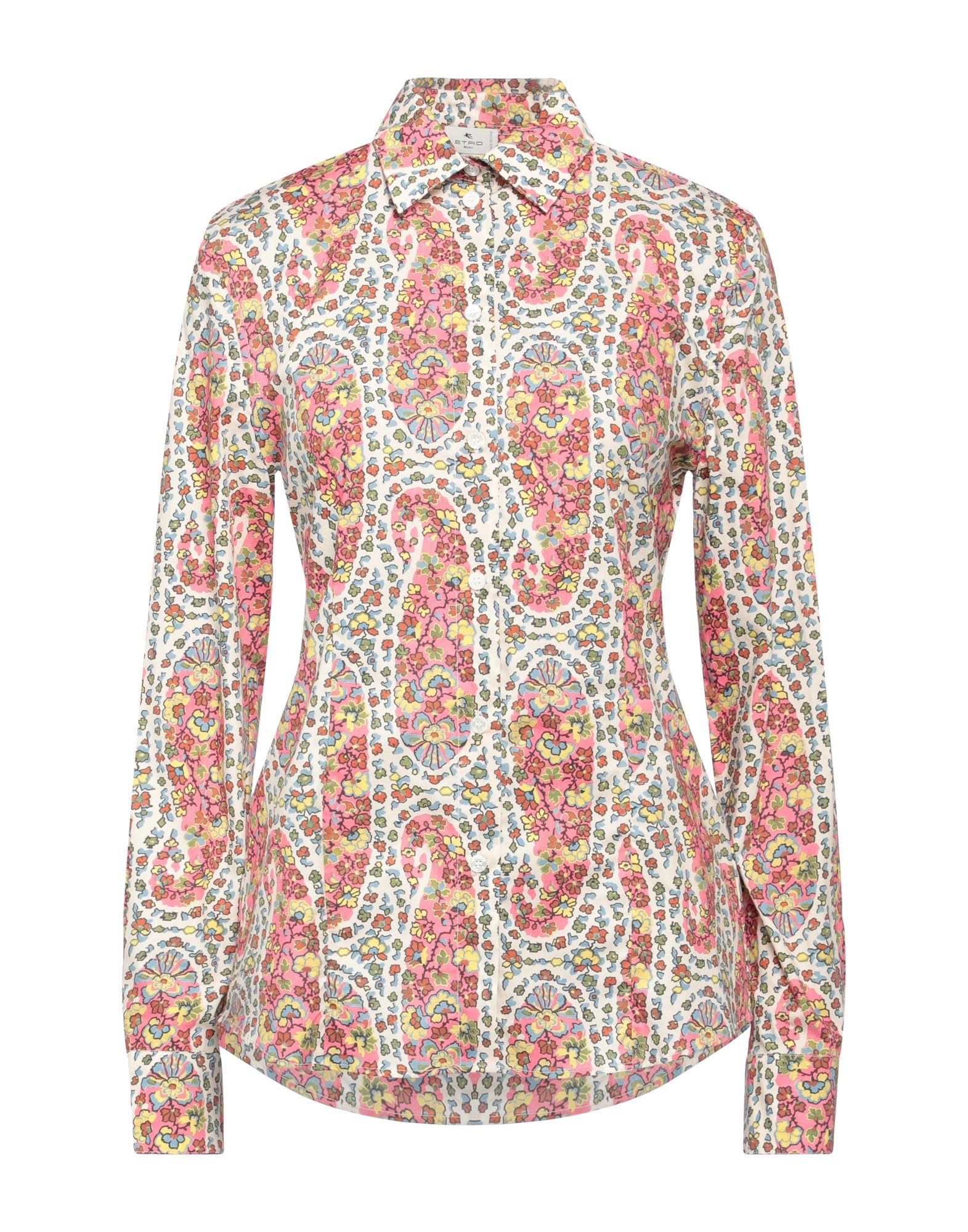 Magenta Women's Floral Shirts & Blouses - 1