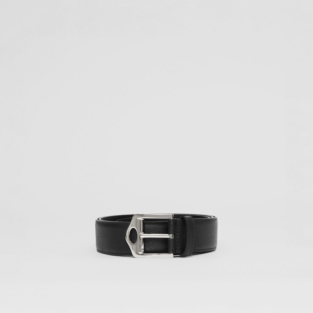 Cut-out Detail Leather Belt - 4