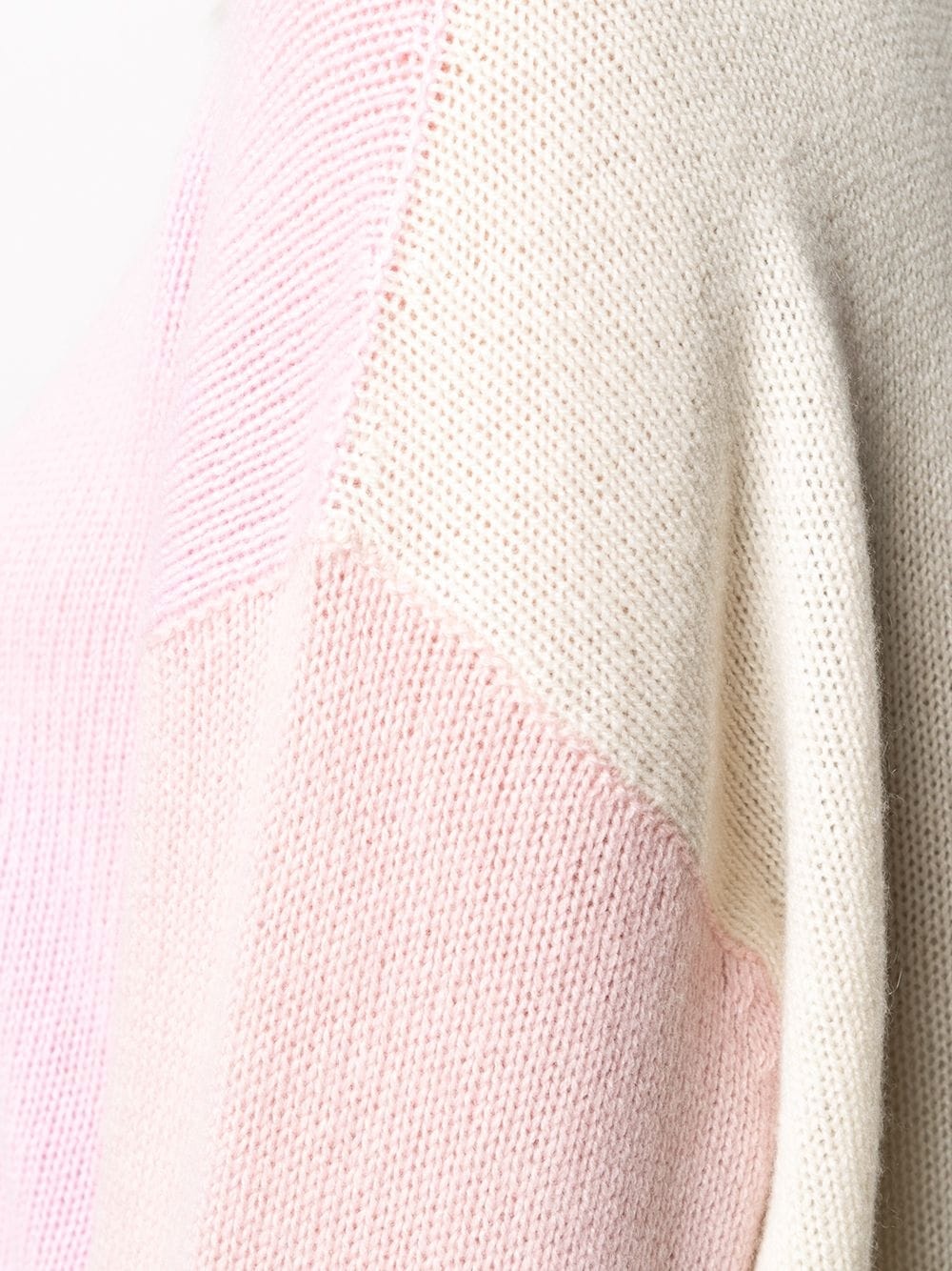 colour-blocked cashmere jumper - 5