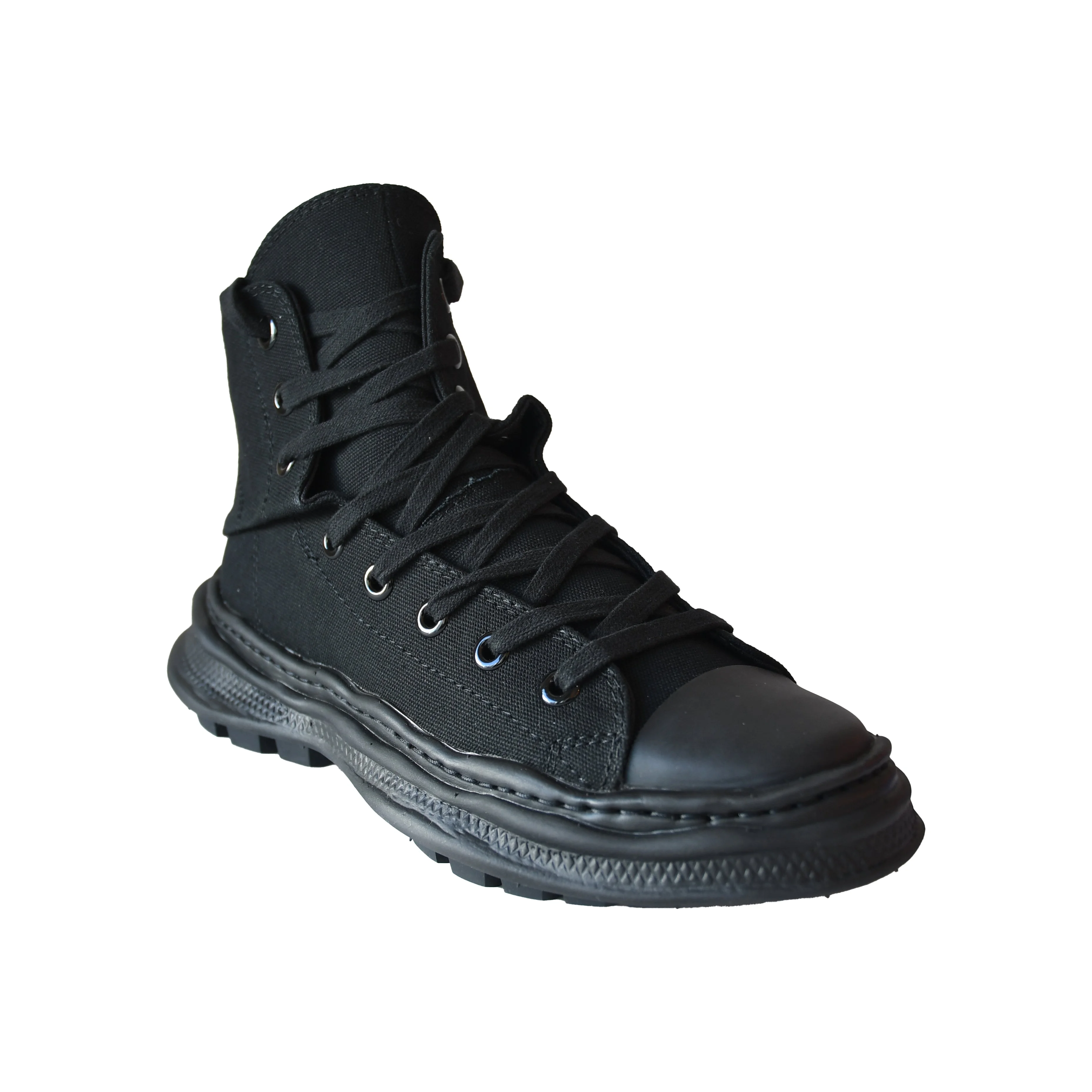 Maison Mihara X Limi Feu Yasuhiro Unisex Twist Sneakers Black - 1