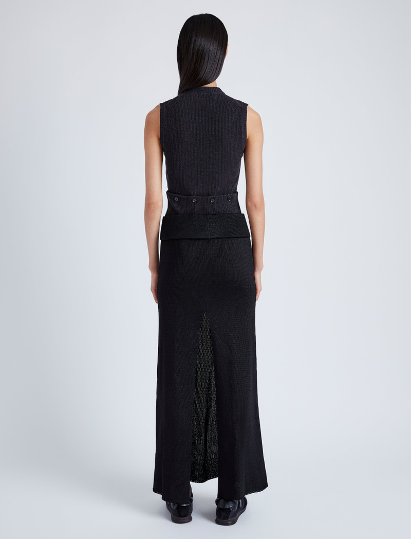 Cruz Vest in Midweight Viscose Rib 5