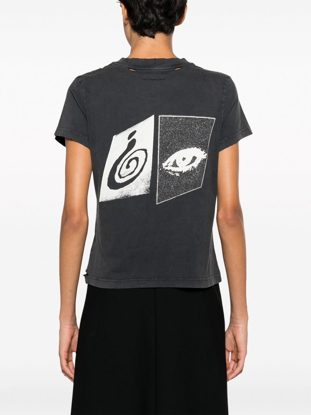 Resistance Destroyed cotton T-shirt - 4