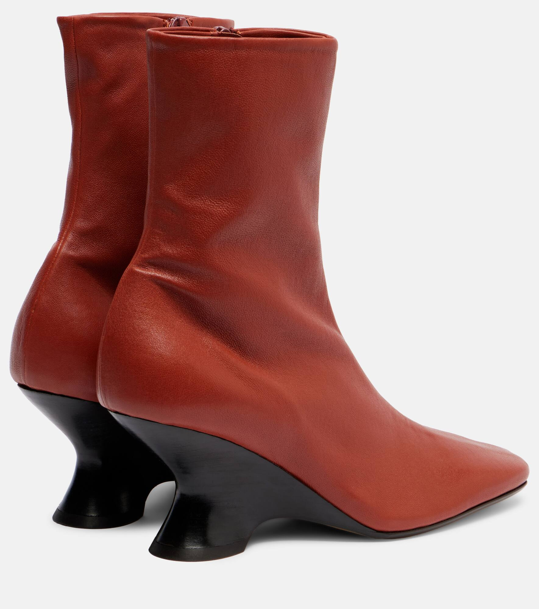 75 leather ankle boots - 2