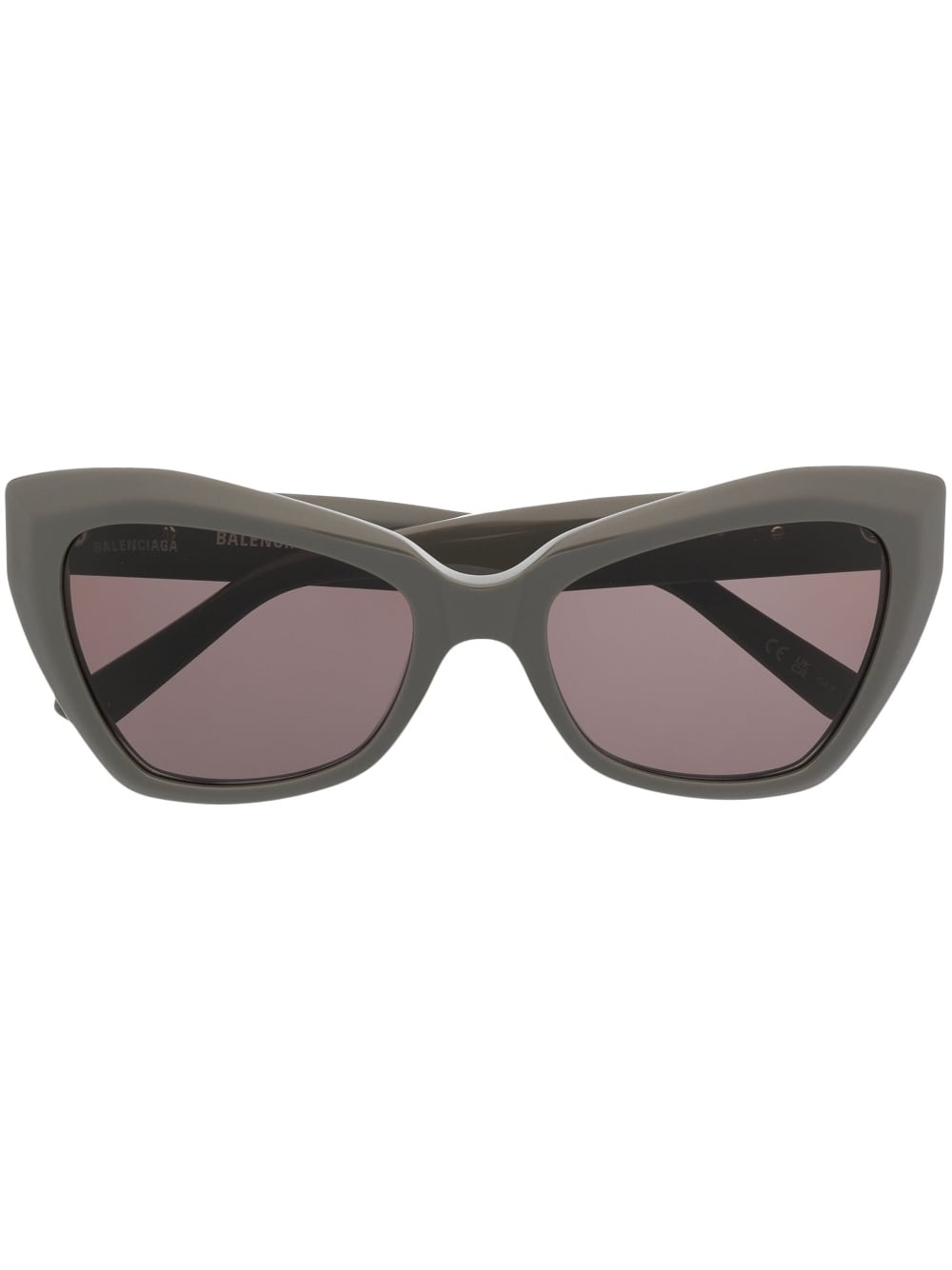 logo-plaque butterfly sunglasses - 1