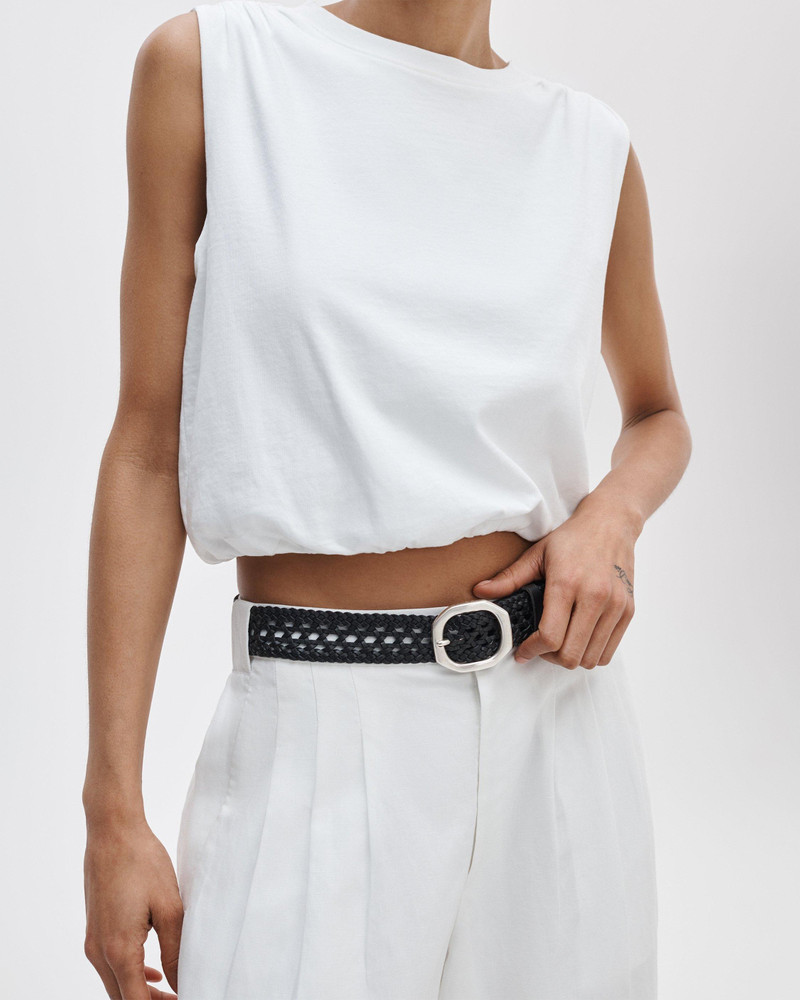 rag & bone Audrey Woven Italian Leather Belt outlook