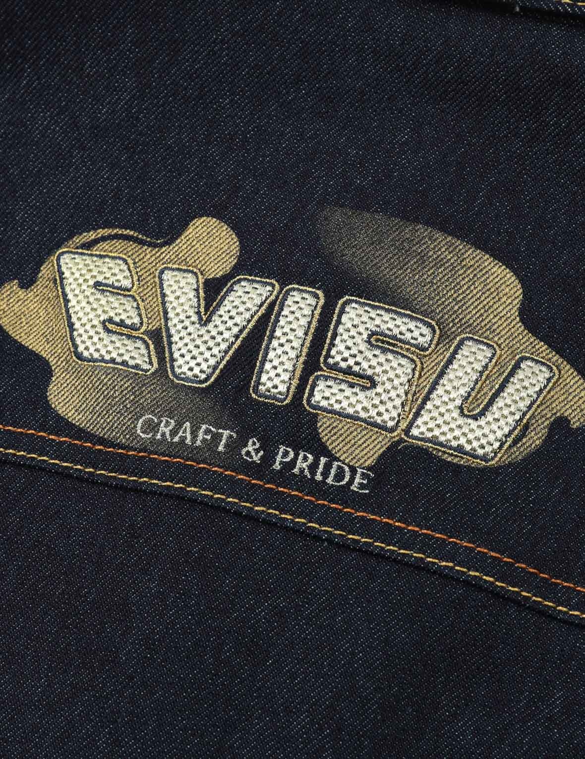 LOGO EMBROIDERY DENIM SHIRT DRESS - 12