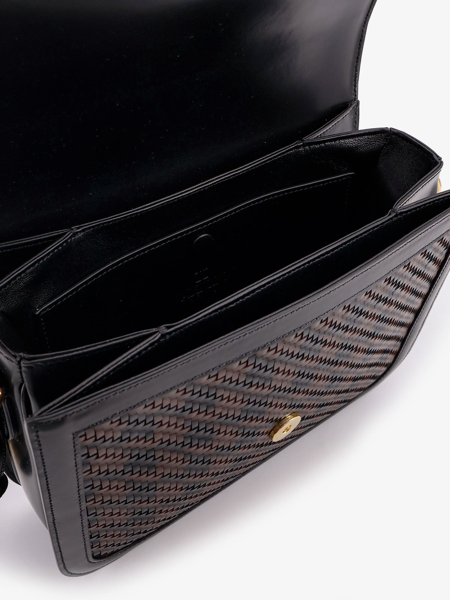Valentino Garavani Men Valentino Garavani 9To5 Woven Leather Shoulder Bag - 5