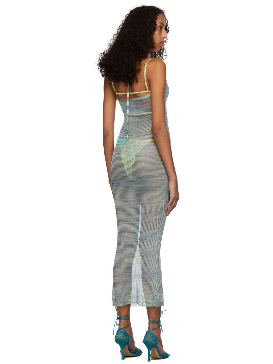 Multicolor Long Pullaway Jelly Dress - 3