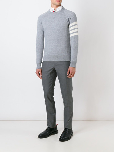 Thom Browne striped sleeve jumper outlook