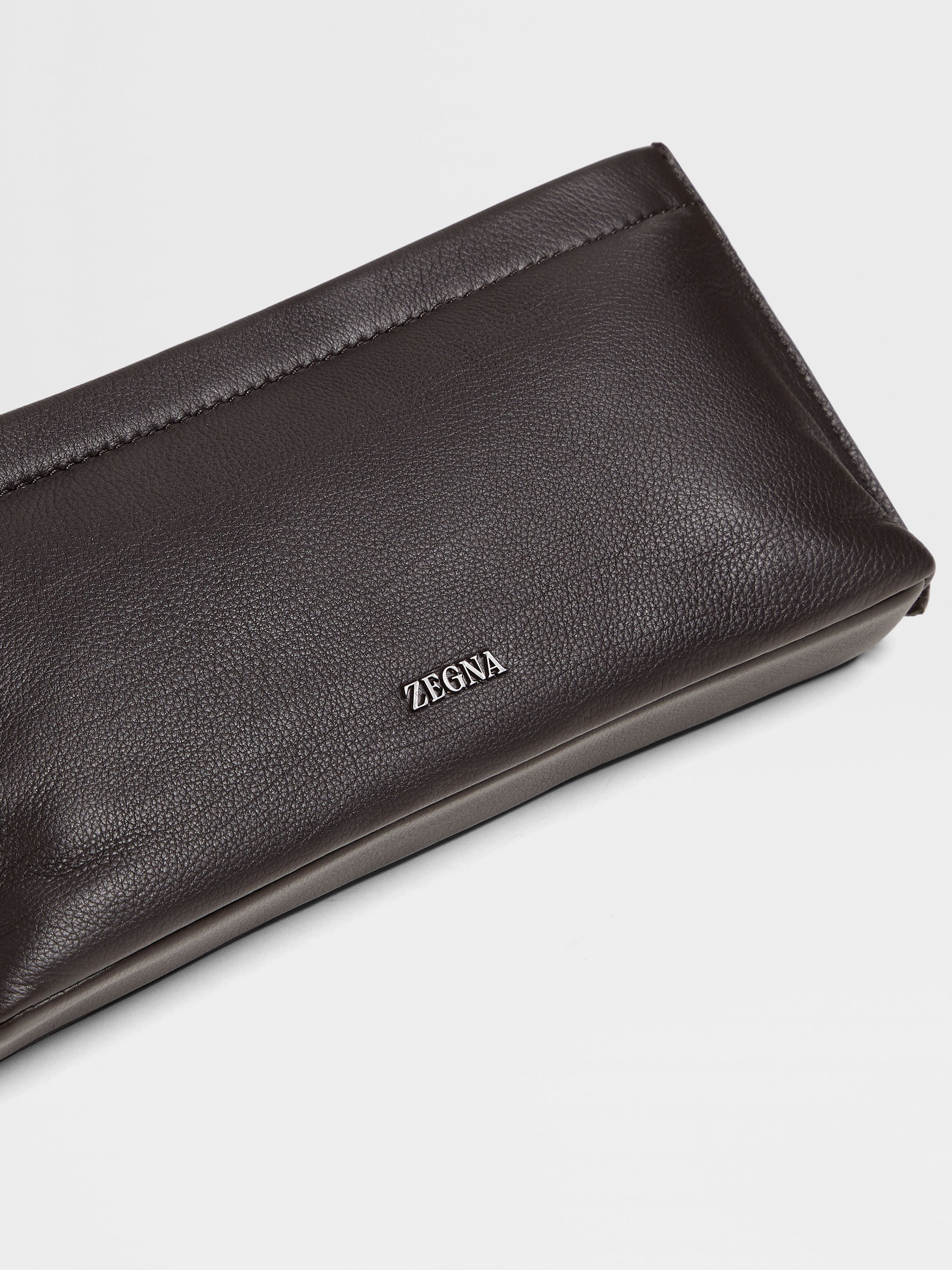 DARK BROWN SECONDSKIN POUCH - 5