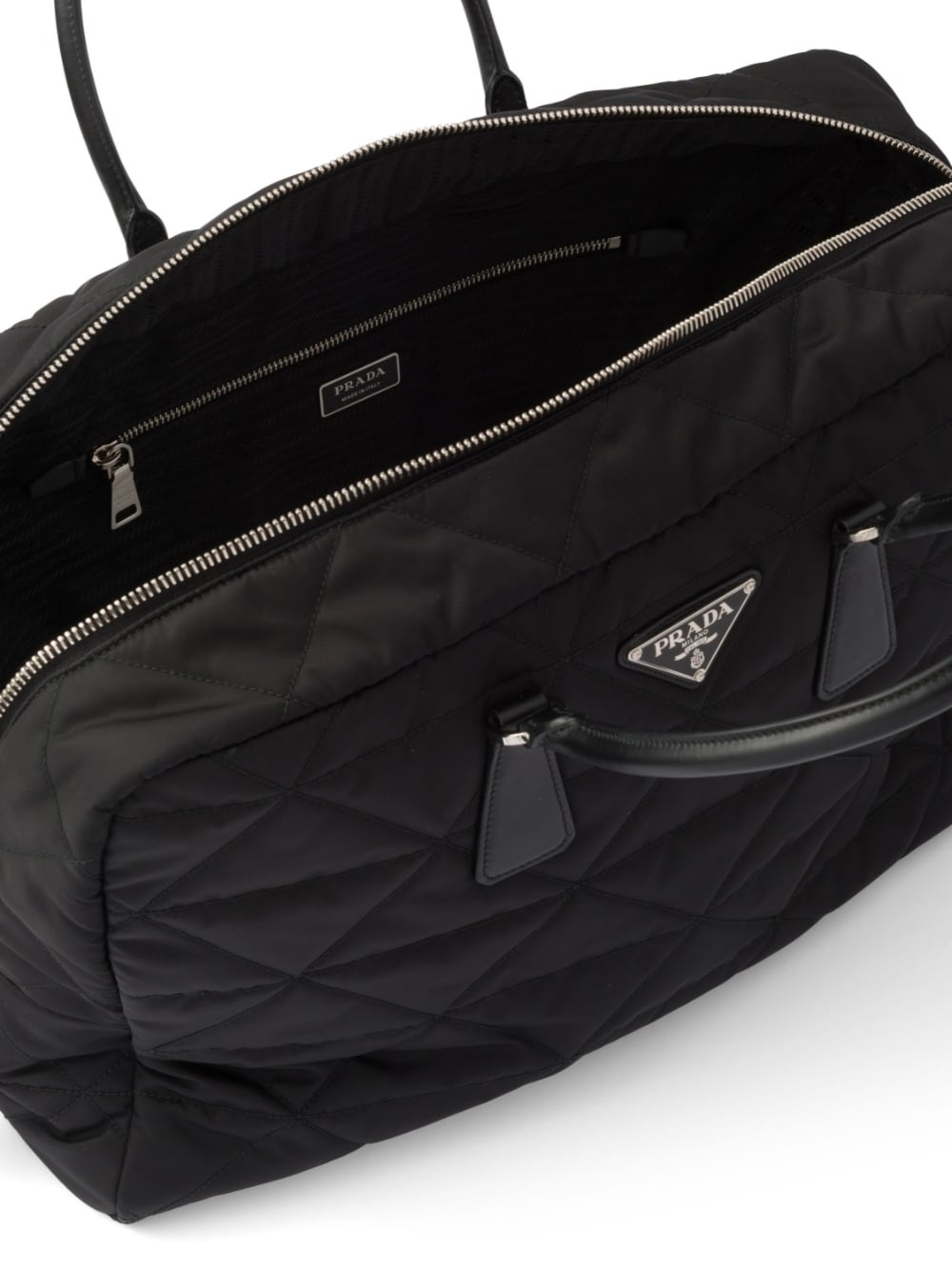 Quilted Re-Nylon travel bag - 7