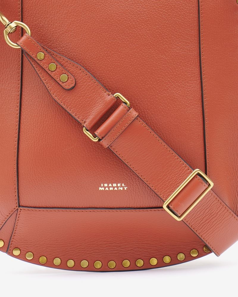 OSKAN LEATHER SHOULDER BAG - 3