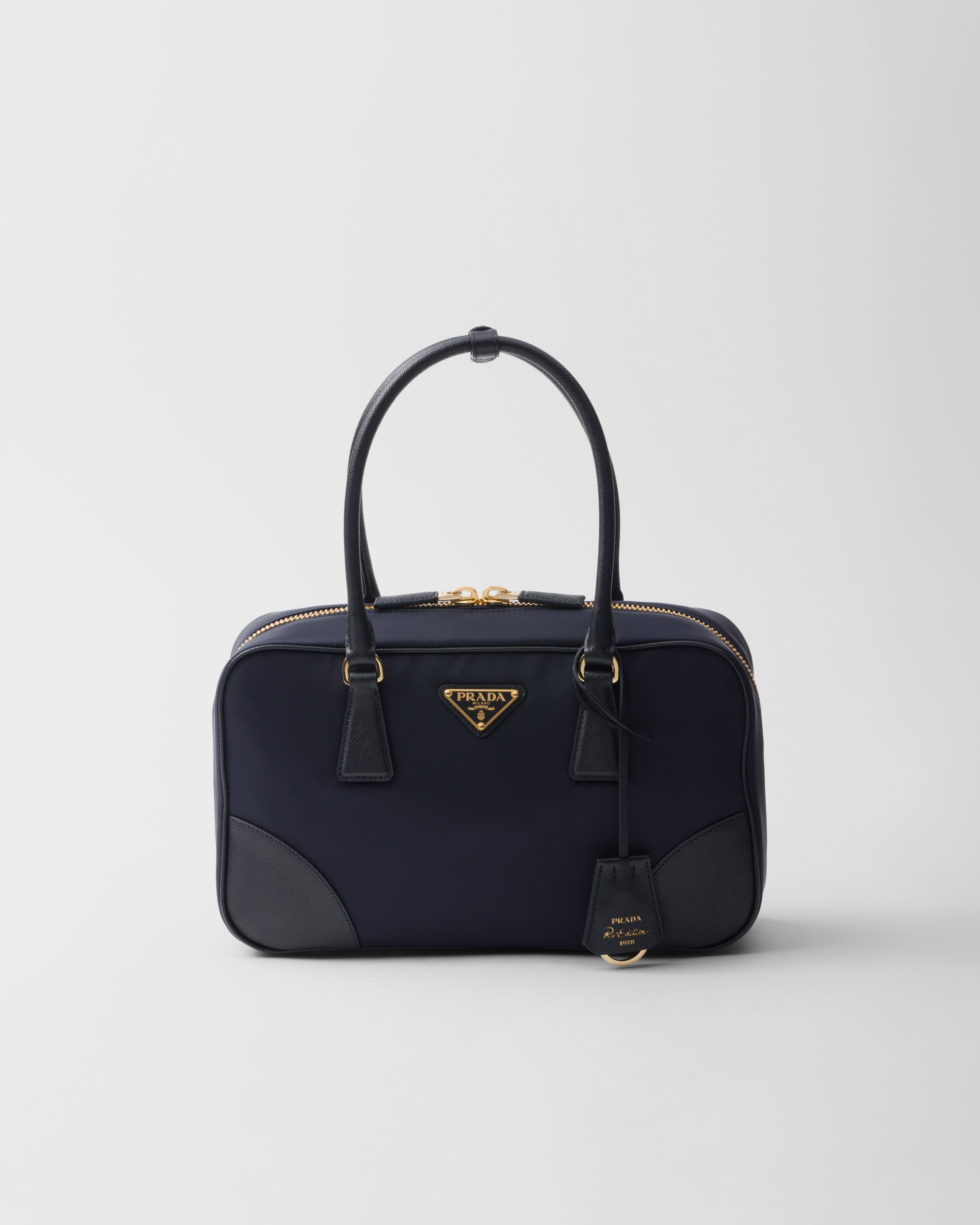 Prada Re-Edition 1978 medium Re-Nylon and Saffiano leather two-handle bag - 1