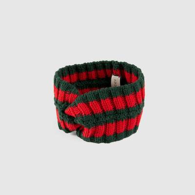 GUCCI Wool Web headband outlook