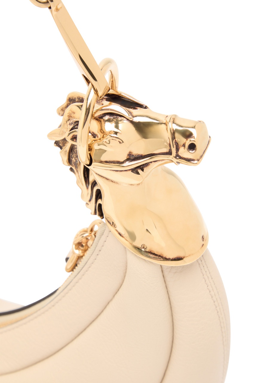 Chloe Chain Horse Leather Shoulder Strap - 3