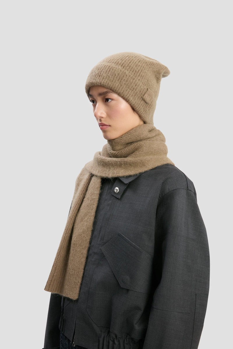 Alpaca Hat In Antique Wood 3
