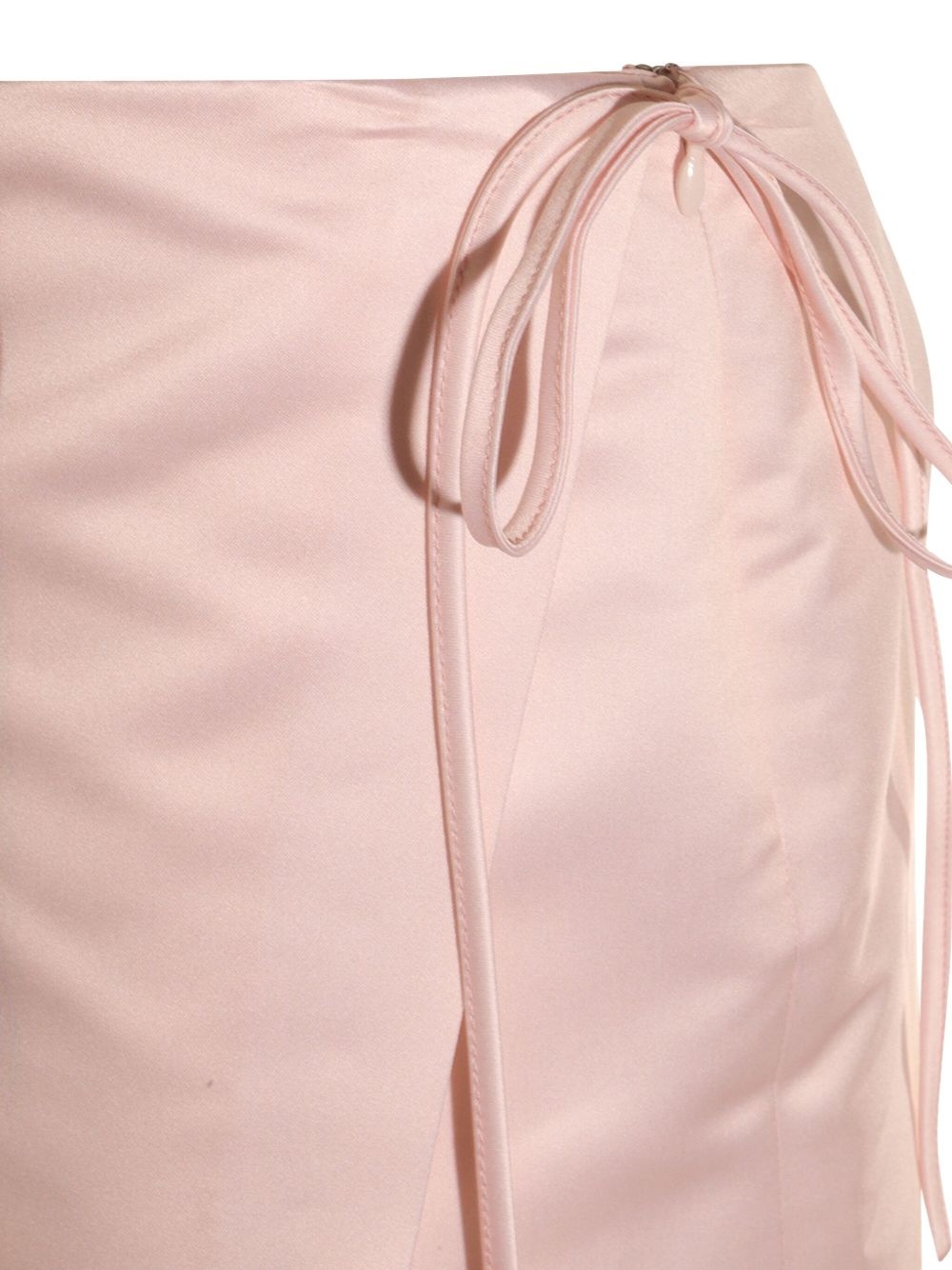 satin-finish midi skirt - 4