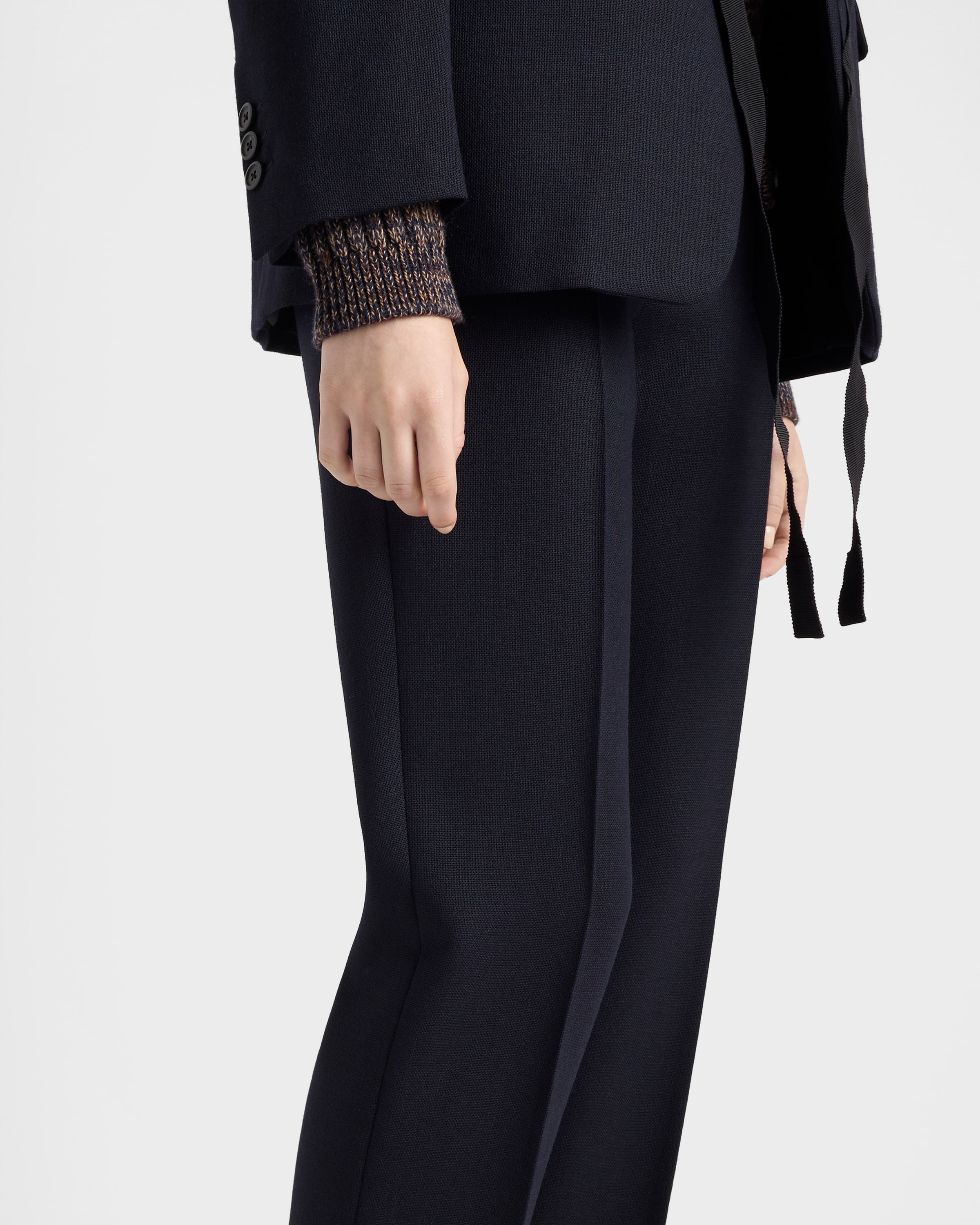 Wool rush stitch pants - 4