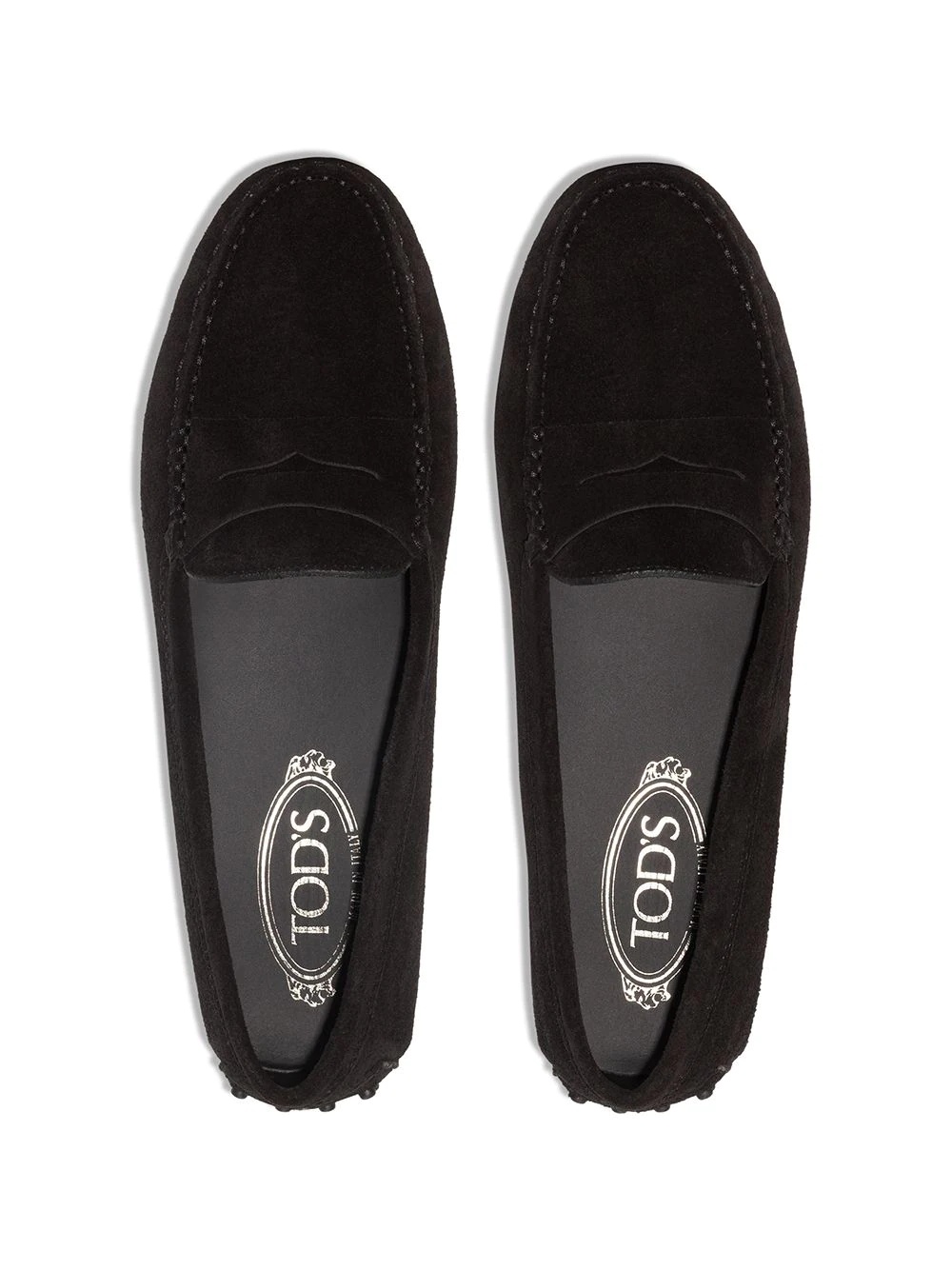 Moccasin suede loafers - 4