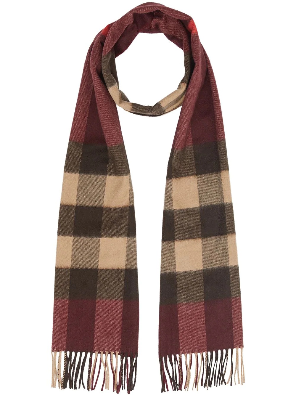 Check Cashmere Scarf - 1